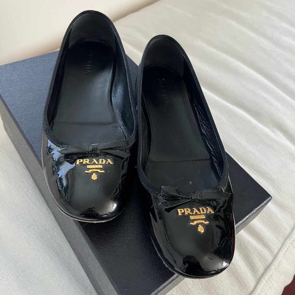 Prada Leather Flats